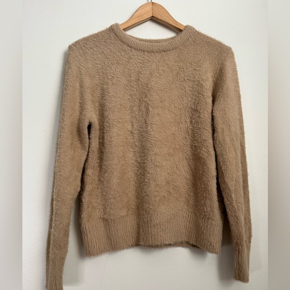 Another Love Finley Fuzzy Knit Sweater Chai - Picture 2 of 10